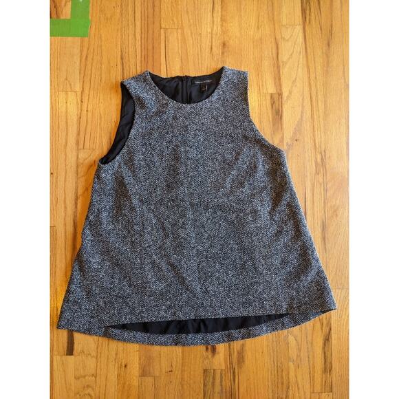 Banana Republic Herringbone Swing Tweed Tank Top Size Small - Picture 1 of 7